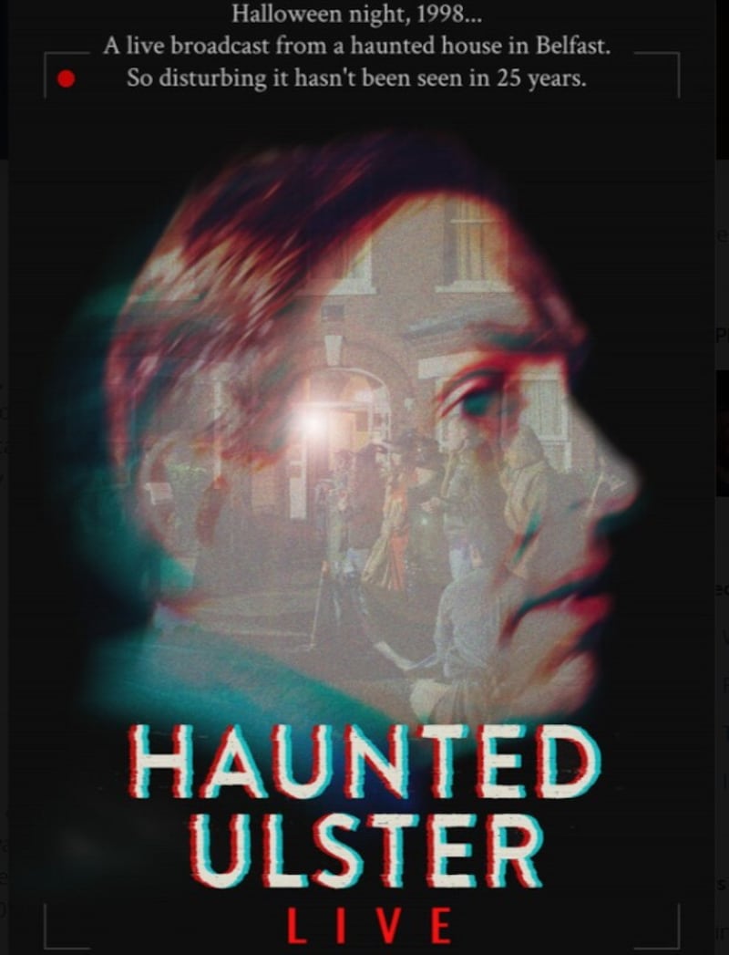 A poster for Haunted Ulster Live.