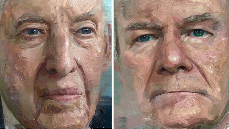 &nbsp;Portraits of Ian Paisley and Martin McGuinness by painter Colin Davidson