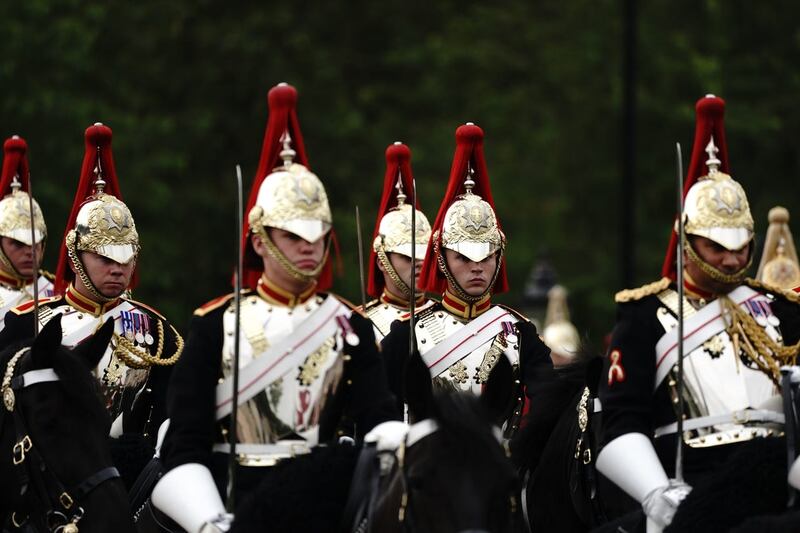 Members of the Household Cavalry on The Mall 