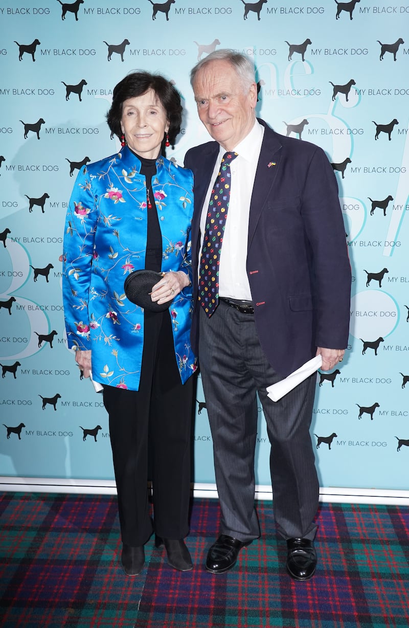 Dame Mary Archer with her husband Lord Jeffrey Archer