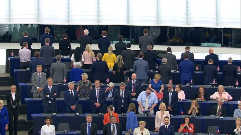 Liberal Democrat MEPs also wore ‘stop Brexit’ T-shirts.