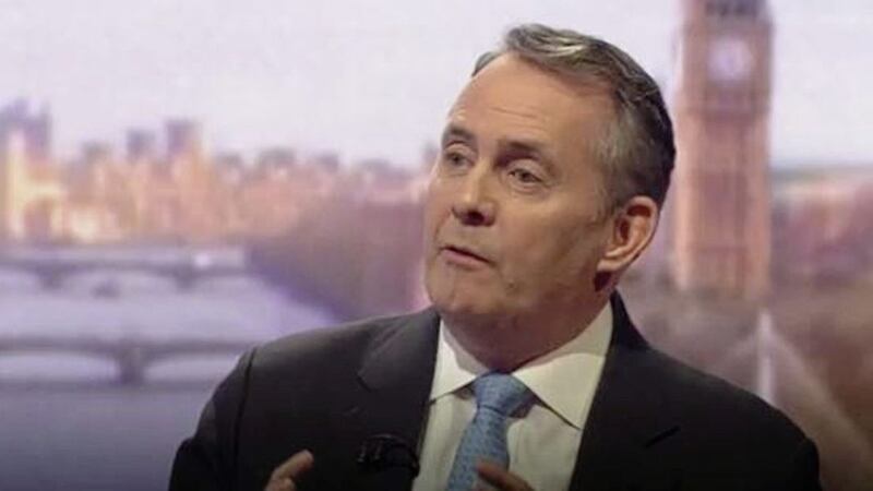 Liam Fox said Britain's competitors were discussing wider global issues