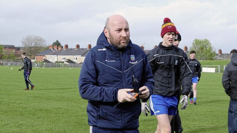 Monaghan minor manager Mark Counihan is relishing a &quot;cracking game&quot; tonight. Picture Seamus Loughran 