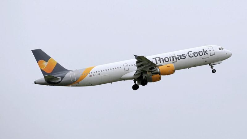Pilots at Thomas Cook are staging a 12-hour strike today in a dispute over pay. Picture: Tim Goode/PA Wire              