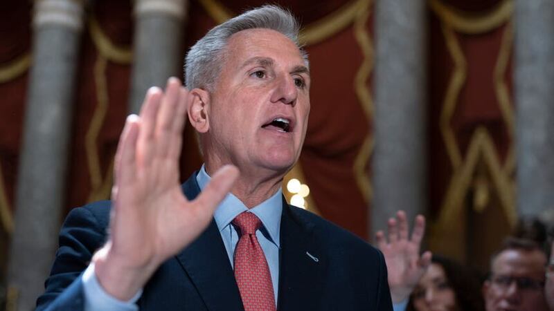 Kevin McCarthy denies the Republicans are to blame for the default crisis (AP Photo/J. Scott Applewhite)