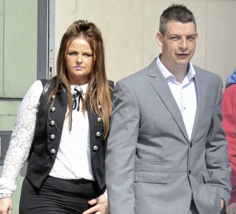 Gary and Lisa Thompson pictured at an earlier appearance at Belfast Crown Court. Picture by Alan Lewis- PhotopressBelfast.co.uk    