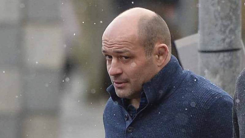 Ulster's Rory Best pictured on his way into court on Wednesday&nbsp;