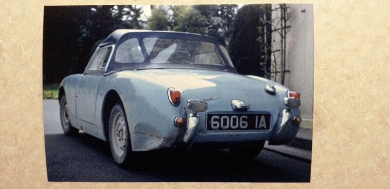 T<span style="font-family: Arial, Verdana, sans-serif; ">he Austin-Healey Sprite Adrian Boyd drove to victory in the 1960 Circuit of Ireland</span>
