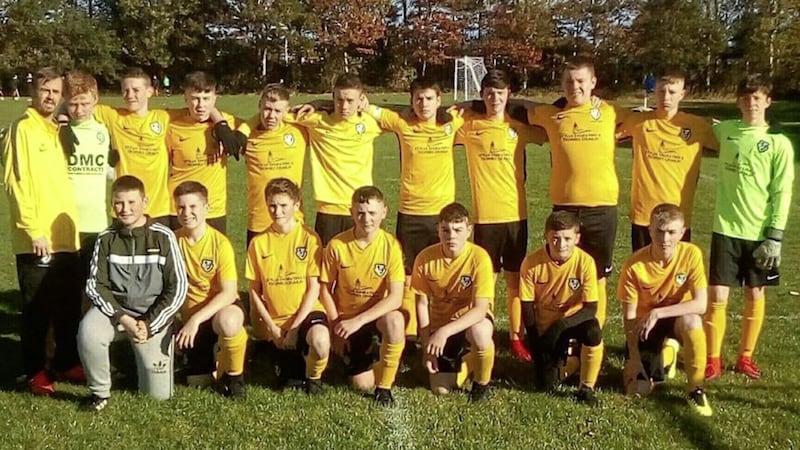 R&iacute;an played as a forward for St James Swift under-16 team. His team-mates are heartbroken at his passing. 
