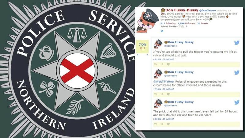 The &#39;DonYeeoo&#39; account tweeted about policing operations and appeared to disclose information before the PSNI 
