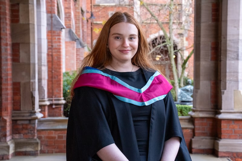 QUB graduate with chronic illness says adapting study habits helped her top class