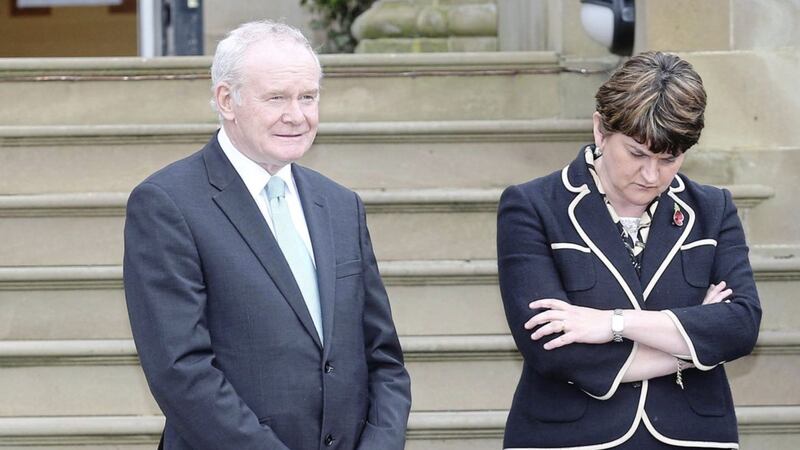 The political landscape has transformed since Martin McGuinness and Arlene Foster penned their joint Brexit letter in 2016. Picture by Hugh Russell 