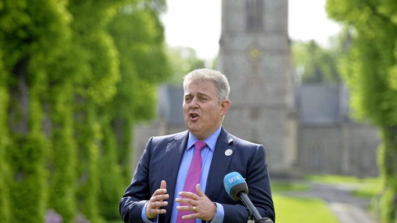 Secretary of State Brandon Lewis has appointed former Ireland rugby international Trevor Ringland as the north&#39;s special envoy to the US. Photo: Mark Marlow/PA Wire. 
