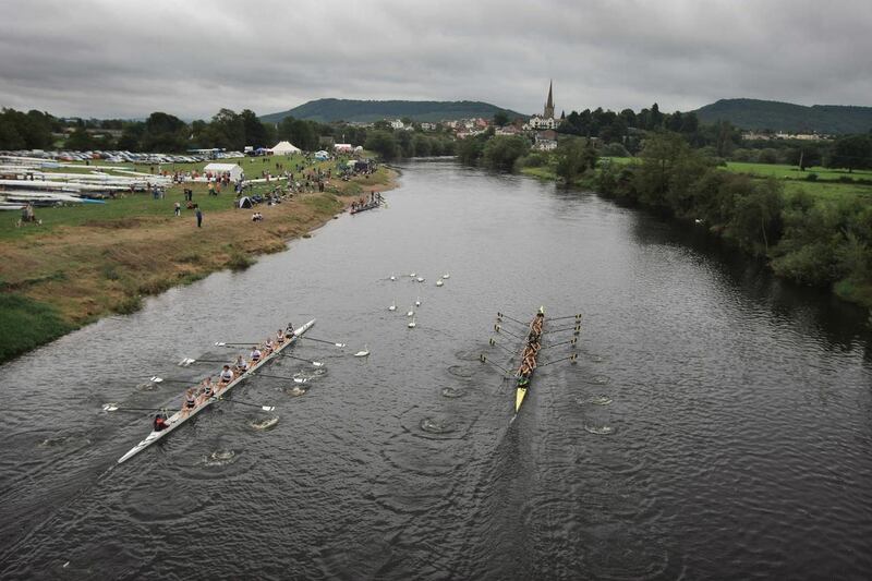 The River Wye flows for 150 miles and forms part of the border between England and Wales (David Jones/PA)