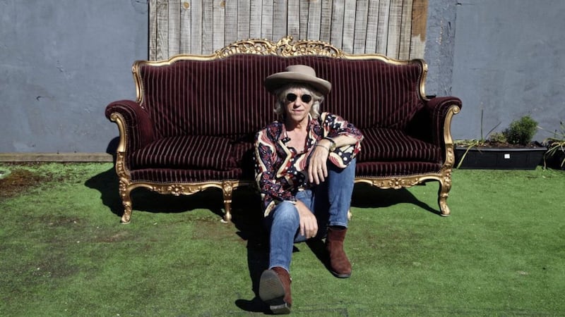 Irish singer, writer and anti-poverty activist Bob Geldof 