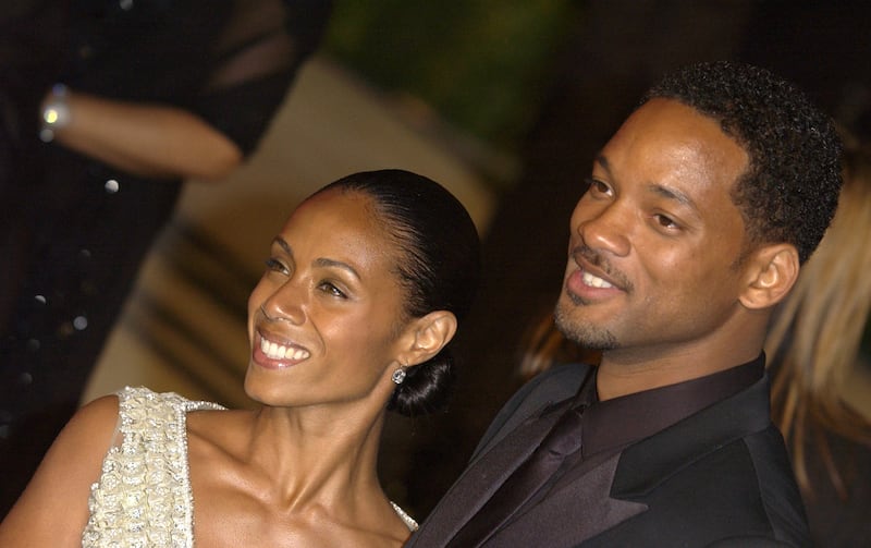 Jada Pinkett Smith and husband Will Smith on the red carpet