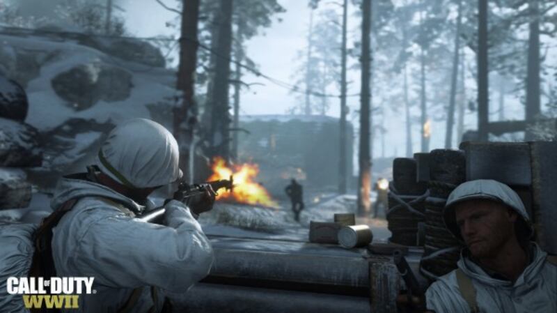 The gameplay in the snow