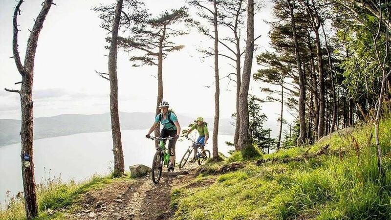 The Rostrevor Mountain Bike Centre provides bike hire and tuition for its challenging trails around the around the hills of Kilbroney Park at the edge of the Mournes as well as training for young riders. 