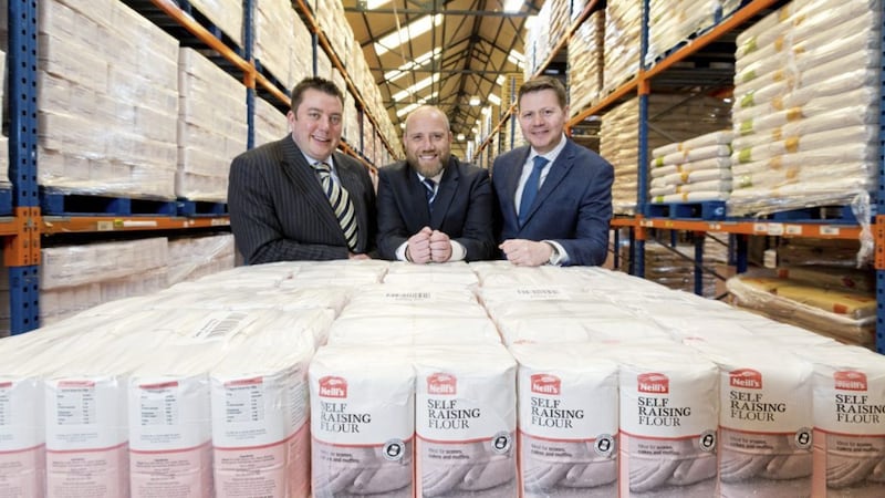 James Eyre, commercial director at Titanic Quarter, Karl McCrum, sales and marketing manager at Neill&rsquo;s Flour and Andrew Gawley, associate director at Lisney Belfast. 