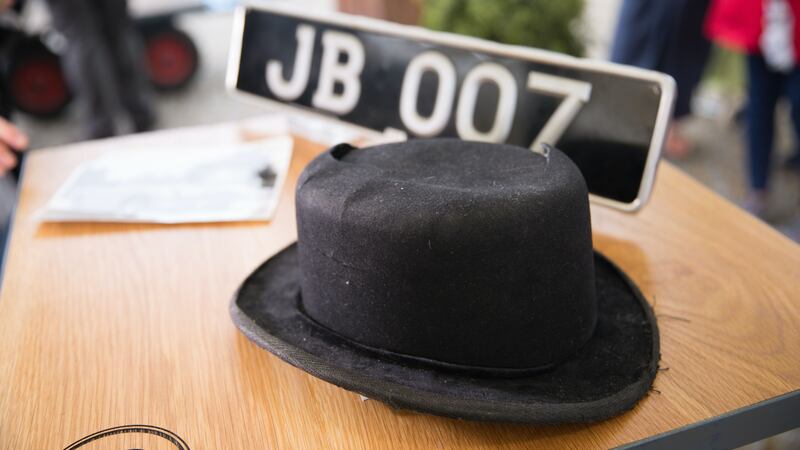James Bond memorabilia was brought to the BBC show when it filmed at the National Botanic Garden of Wales.