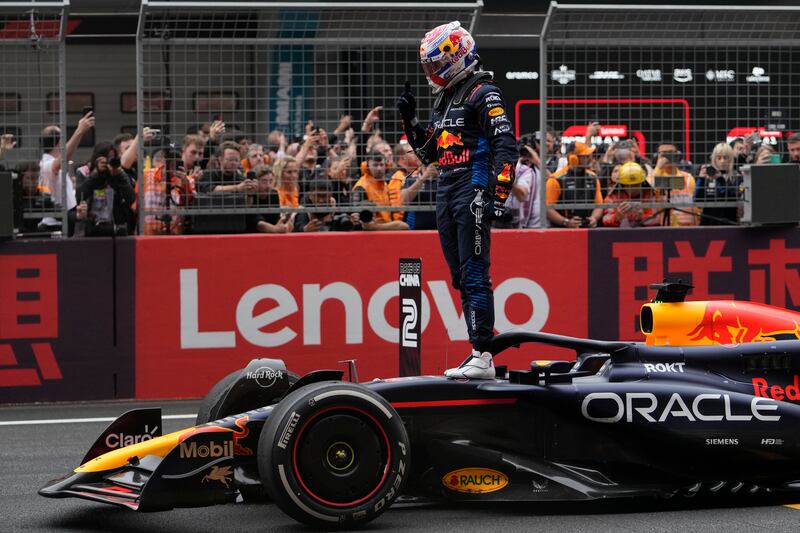 Max Verstappen has won four of the five races this season (Andy Wong/AP)