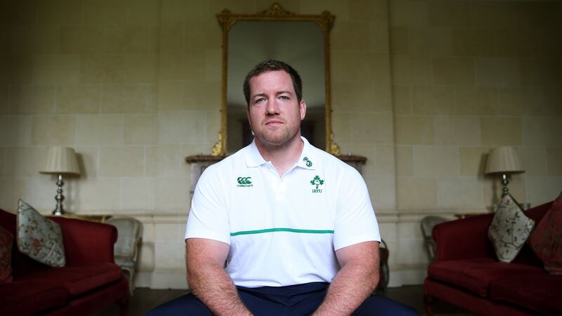 Ireland's Michael Bent during a press conference at Carlton House, Dublin on Tuesday<br />Picture: PA&nbsp;