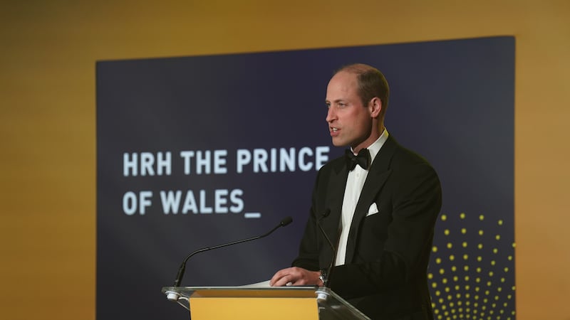 The Prince of Wales making a speech during the Diana Legacy Awards, at the Science Museum in London