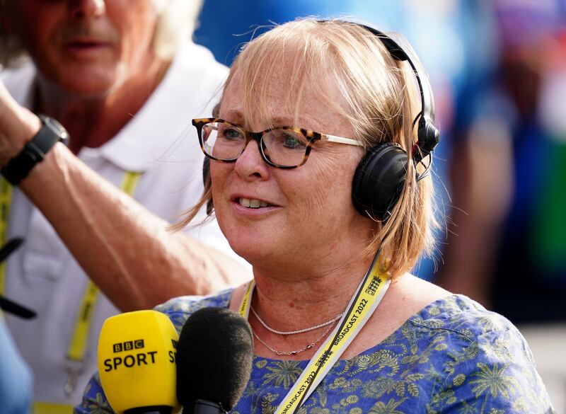 BBC commentator Eleanor Oldroyd