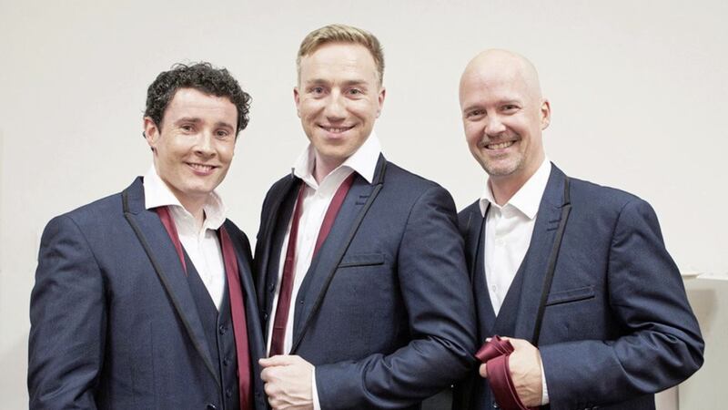 The Three Tenors Ireland will perform a Celtic-flavoured programme this Saturday at the Alley Theatre, Strabane 