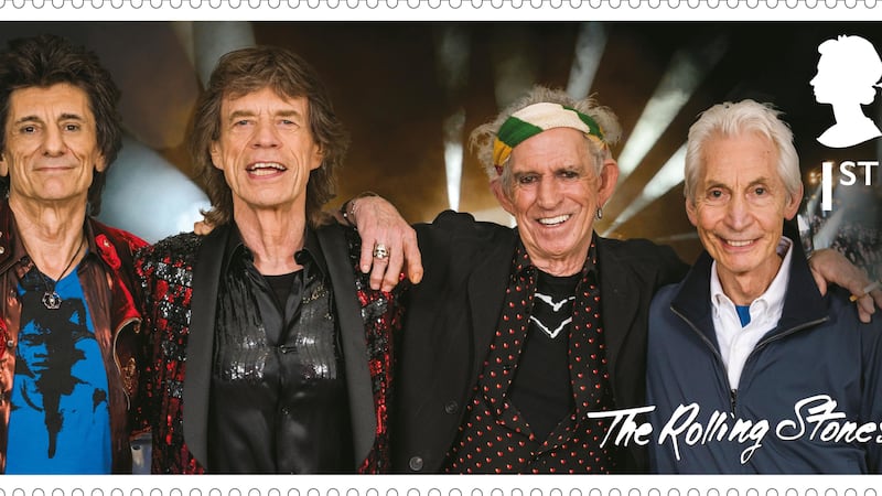 They are only the fourth music group to feature in a dedicated stamp issue.