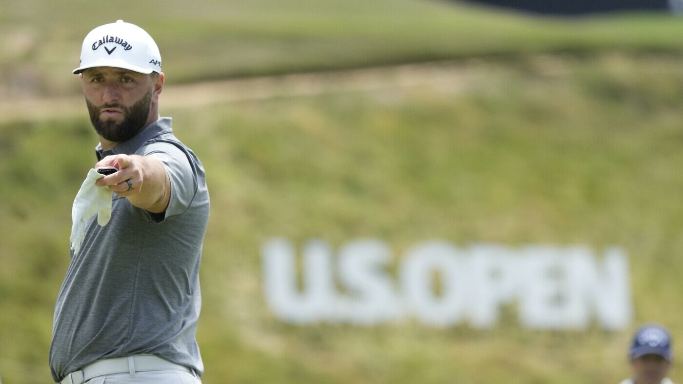 Jon Rahm says he’s going to enjoy the challenge posed by the North Course at Los Angeles Country Club in this week’s US Open. Picture by AP