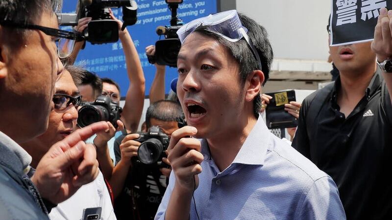 Hong Kong pro-democracy lawmaker Ted Hui (Kin Cheung/AP)