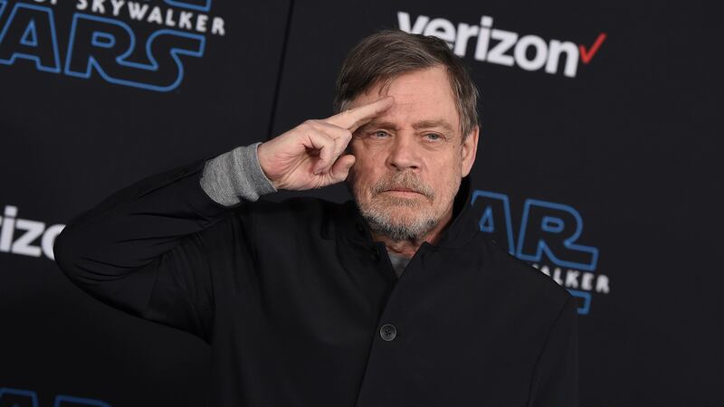 The Luke Skywalker actor can be heard urging people to take cover when Russia unleashes attacks.