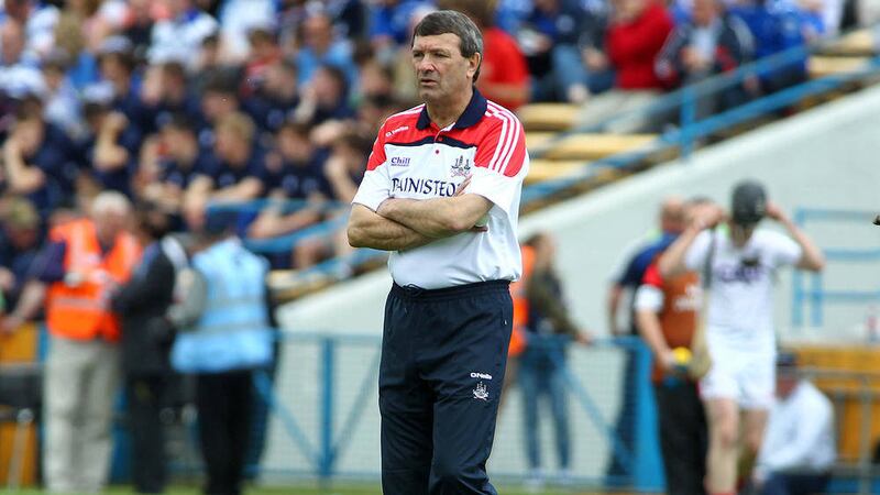 Cork coach Jimmy Barry-Murphy cut a lonely figure on the sidelines during last week&#39;s Munster SHC defeat to Waterford  