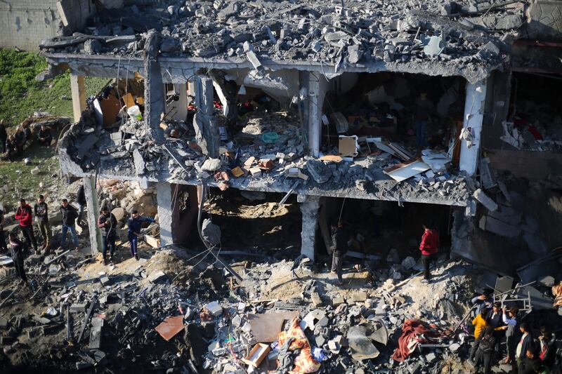Much of Gaza has been destroyed (Hatem Ali/AP)