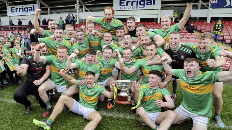 Glen successfully defended their Derry title with a comprehensive victory over Slaughtneil last month. Picture by Margaret McLaughlin 