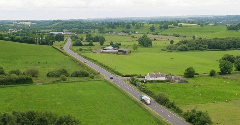 A border crossing between Co Fermanagh and Co Monaghan, near Clones. Picture by Niall Carson, Press Association