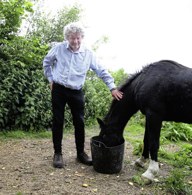 &nbsp;&quot;My mother always said that my hobby from when I was two - and still is my hobby - is looking under stones. So I've got the wildlife pond, the bee keeping and fishing, which I love. Ranger, our ancient pony, is also still with us,&quot; Dr McCaughey says. Picture by Hugh Russell