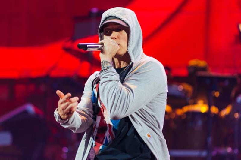 Eminem on stage (Jeremy Deputat)