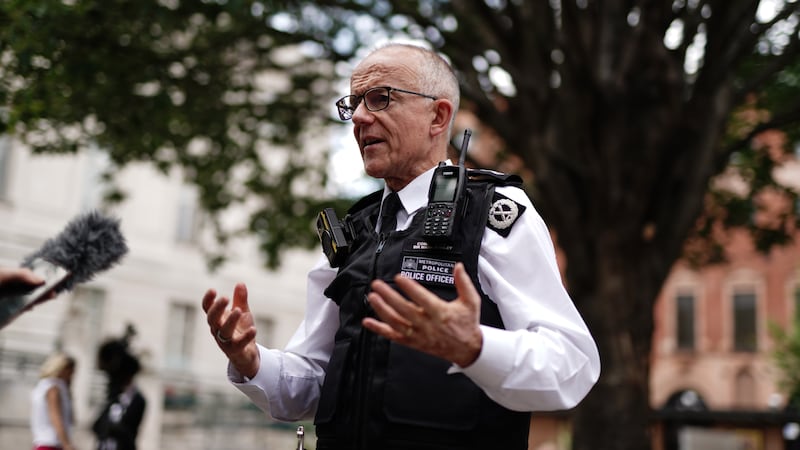 Metropolitan Police Commissioner Sir Mark Rowley (Jordan Pettitt/PA)