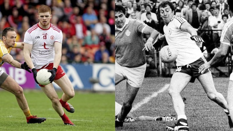 Having lost Frank McGuigan (right) for a lot of the peak of his career, Tyrone could lose Cathal McShane (left) to the AFL at a similar point in his playing days. But the GAA will never be able to prevent men from wanting to sample the world.