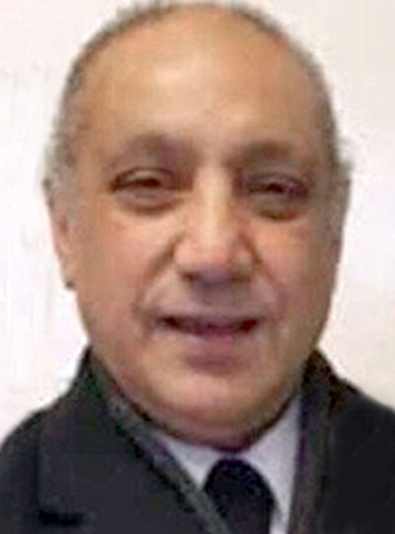 Alan Lewis - PhotopressBelfast.co.uk        12-2-2024
Mr Inayat Shah, who was stabbed to death at his B&B business premises in Ballymena, County Antrim in March 2020.
Court Copy by Ashleigh McDonald via AM News
Mobile :  07968 698207
