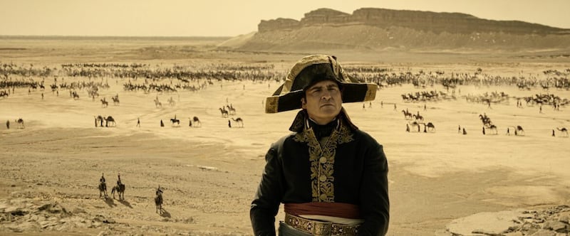 Joaquin Phoenix as Napoleon 