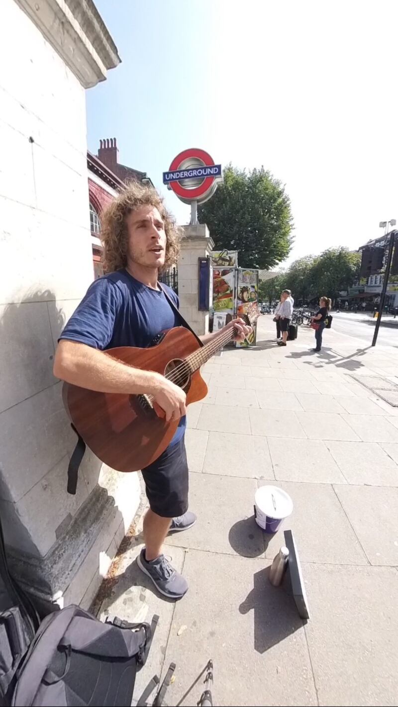 Dan has now busked at 108 tube stations