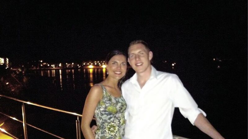 John and Michaela McAreavey on their honeymoon shortly before she was murdered 