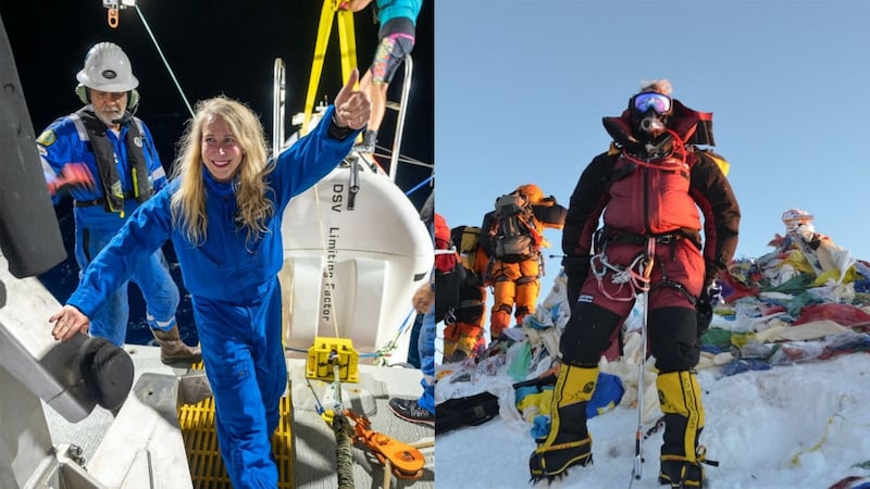 Vanessa O’Brien, 55, has travelled to the peak of Mount Everest and now Challenger Deep.