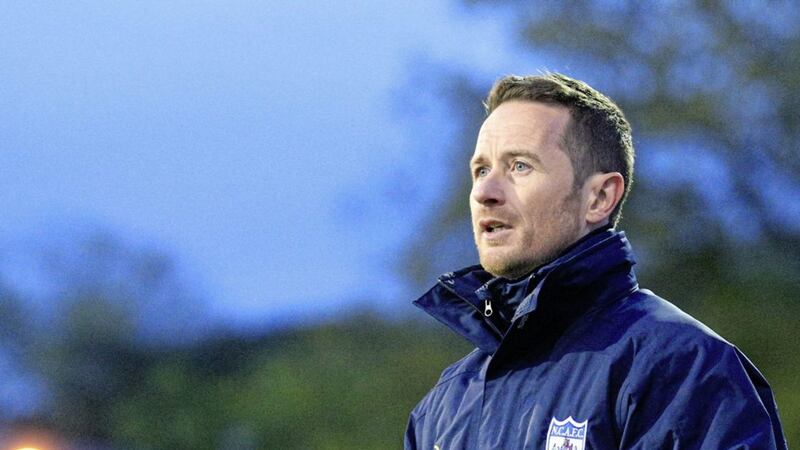 Newry City manager Darren Mullan is hopeful his side can secure Danske Bank Premiership football for a second season 