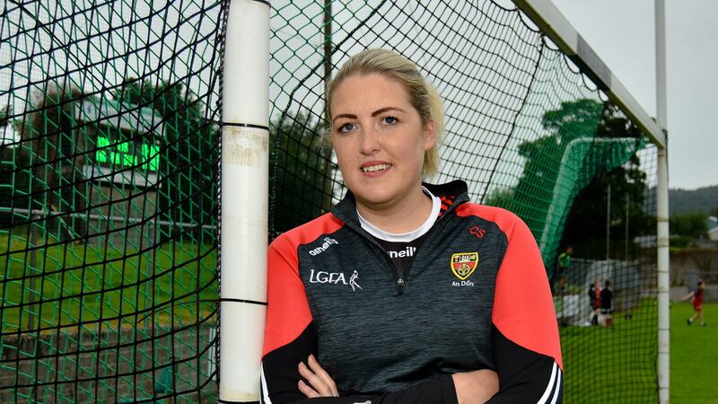 Down co-manager Caoibhe Sloan says that it is a 'privilege' to work with the Mourne girls ahead of their TG4 All-Ireland Junior Championship final against Limerick this Sunday. Picture: Brendan Monaghan