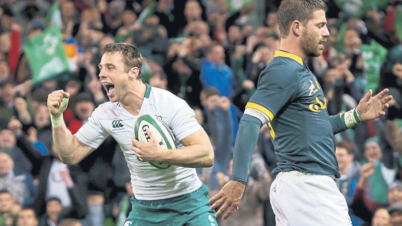Tommy Bowe has the chance to impress against Romania after being dropped for Ireland's Pool D opener against Canada