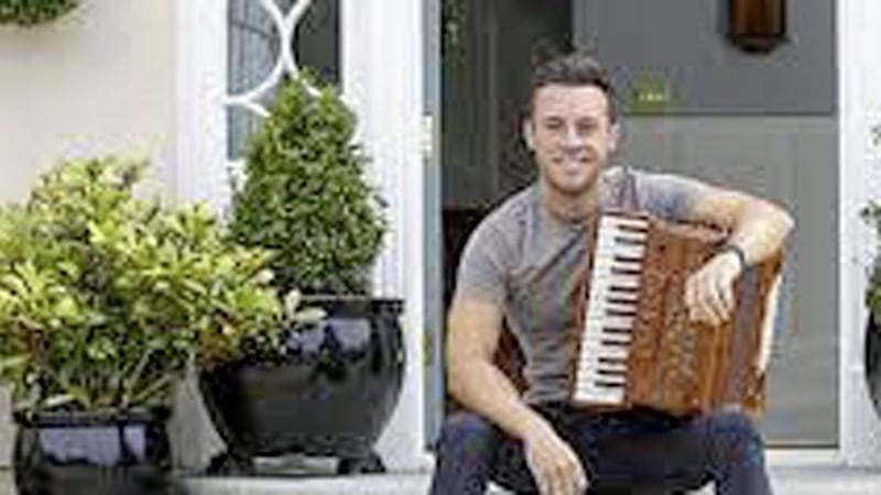 Nathan Carter at his home near Lisbellaw, Co Fermanagh. 